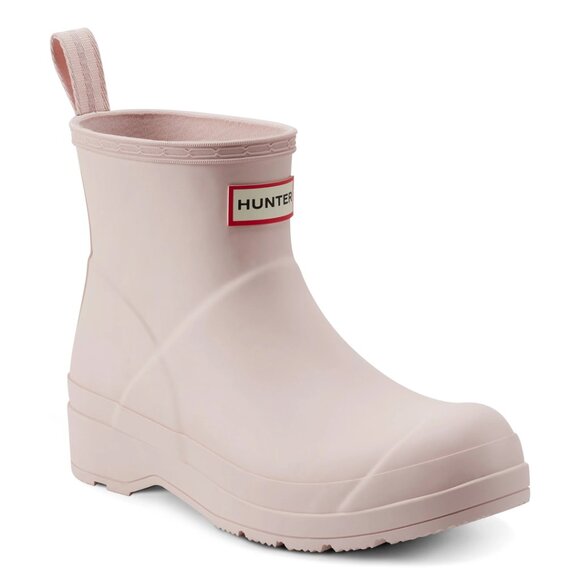 HUNTER Play Short Rain Boots in Light Natural Pink Size US 8 - Picture 1 of 7